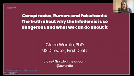 Claire Wardle's presentation