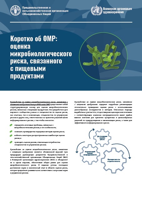 Коротко об ОМР: оценка микробиологического риска, связанного с пищевыми продуктами