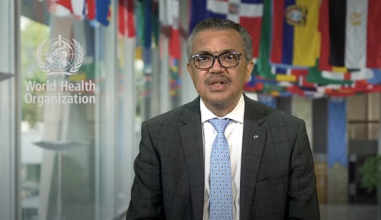 WHO Director-General Dr Tedros Adhanom Ghebreyesus