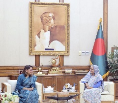 The Regional Director met Her Excellency Bangladesh Prime Minister Ms Sheikh Hasina on 26 March and discussed strengthening health workforce, particularly to address the impact of climate change, and achieve universal health coverage.